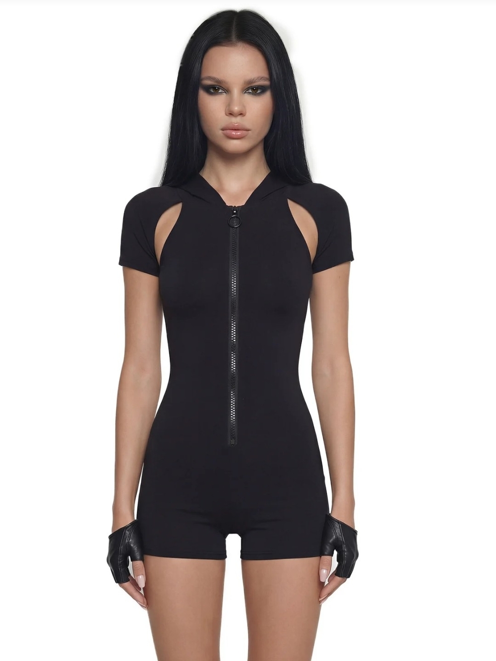 Dollskill Clubexx Neo Cutout Hooded Romper